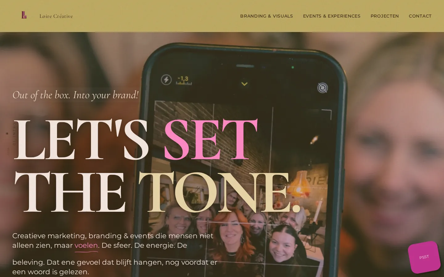 Let's set the tone: een creatief ontwerp voor Loire Créative