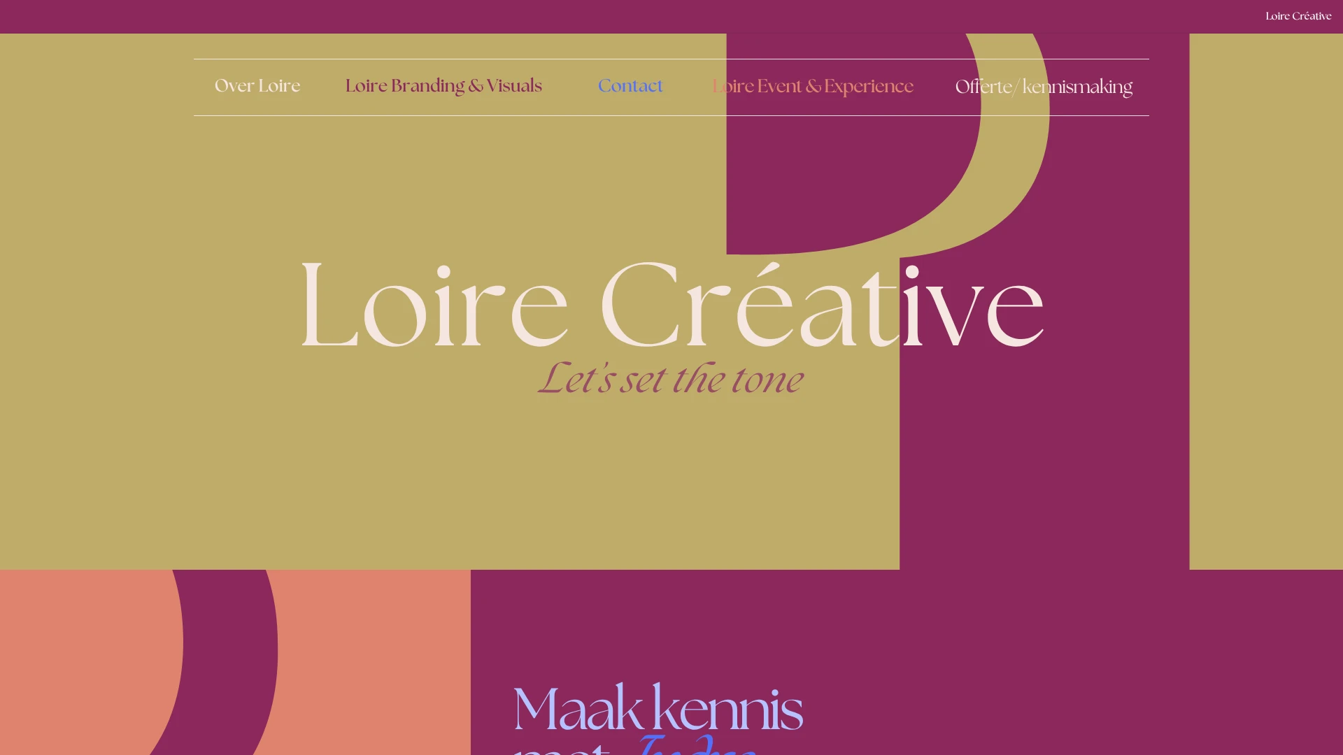 Loire Creative website - samenwerkingspartner van OpTimizeT